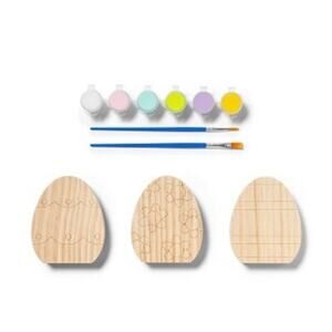 3pk Paint-Your-Own Easter Eggs Wood
Kit - Mondo Llama